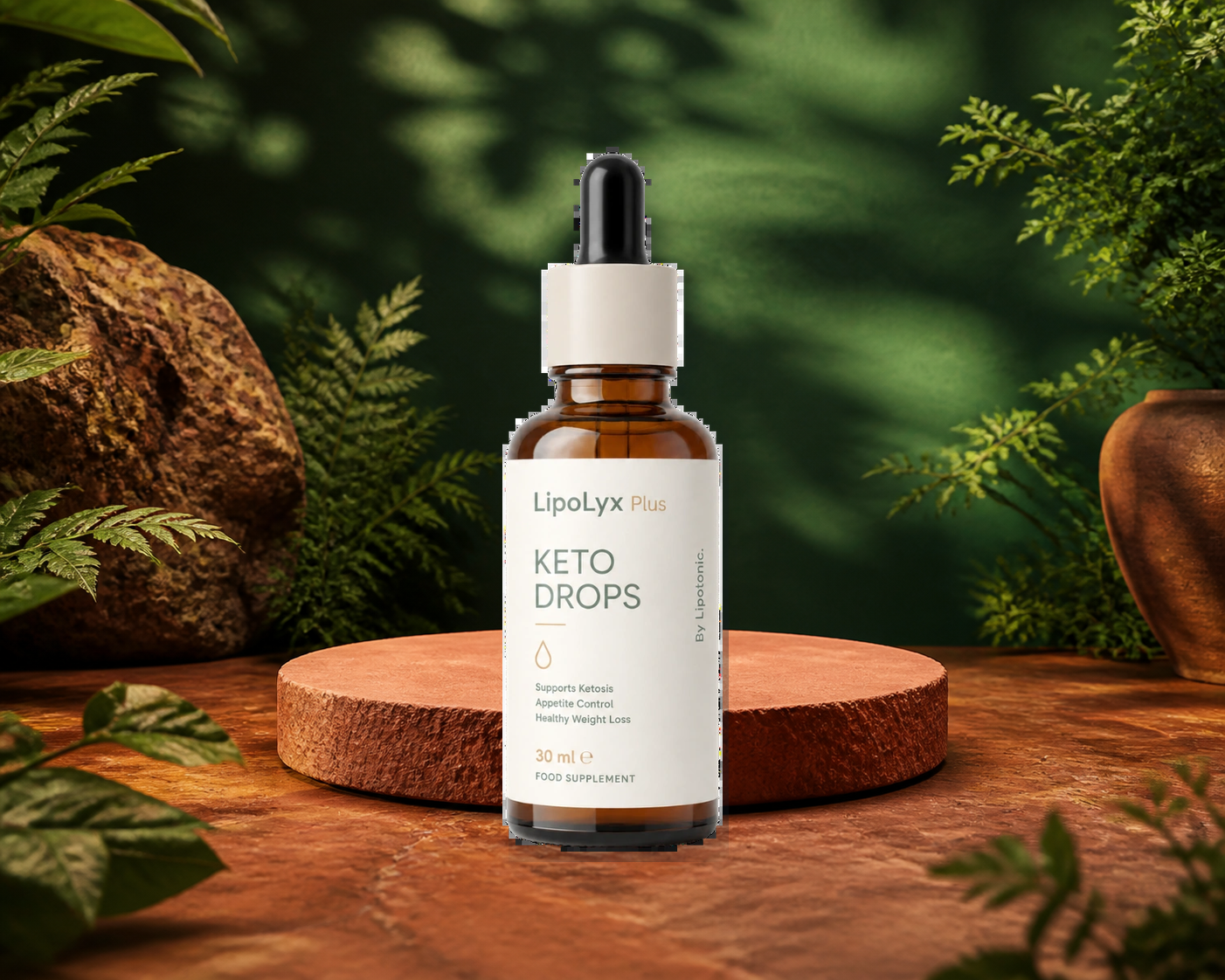 Flacon et compte-gouttes LipoLyx Plus